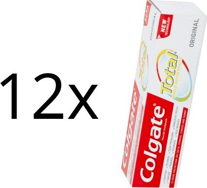 Colgate 12x COLGATE Pasta Do Zębów  -  Total Original -  75 Ml 1