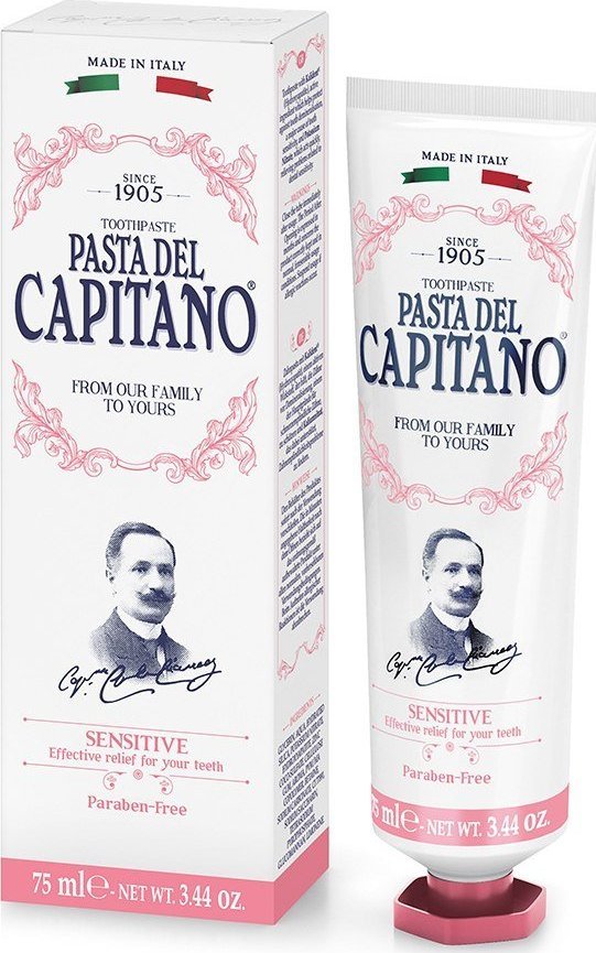 Pasta Del Capitano Pasta del Capitano Sensitive pasta do wrażliwych zębów 75ml 1