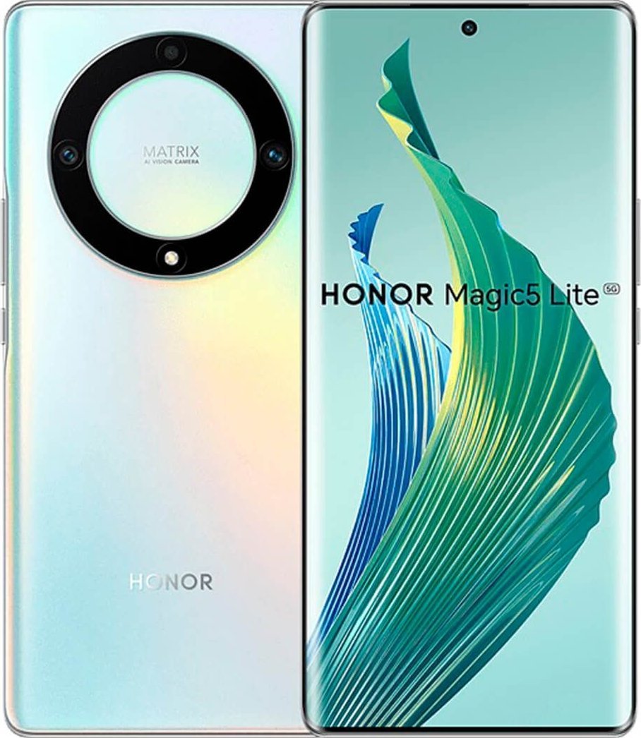 Smartfon Honor Magic5 Lite 5G 6/128GB Srebrny  (5109AMAE) 1
