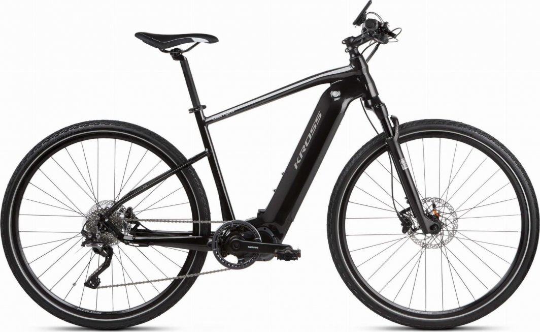Rower elektryczny Kross Kross Evado Hybrid 6.0 Męski Czarny Połysk 2022 (M) 1