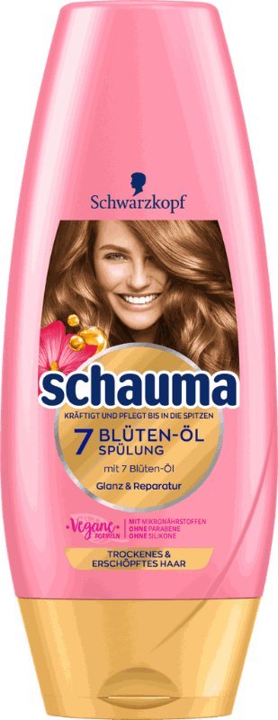 Schauma 7 Blossom Odżywka Regenerująca do Włosów Suchych i Osłabionych 220ML 1