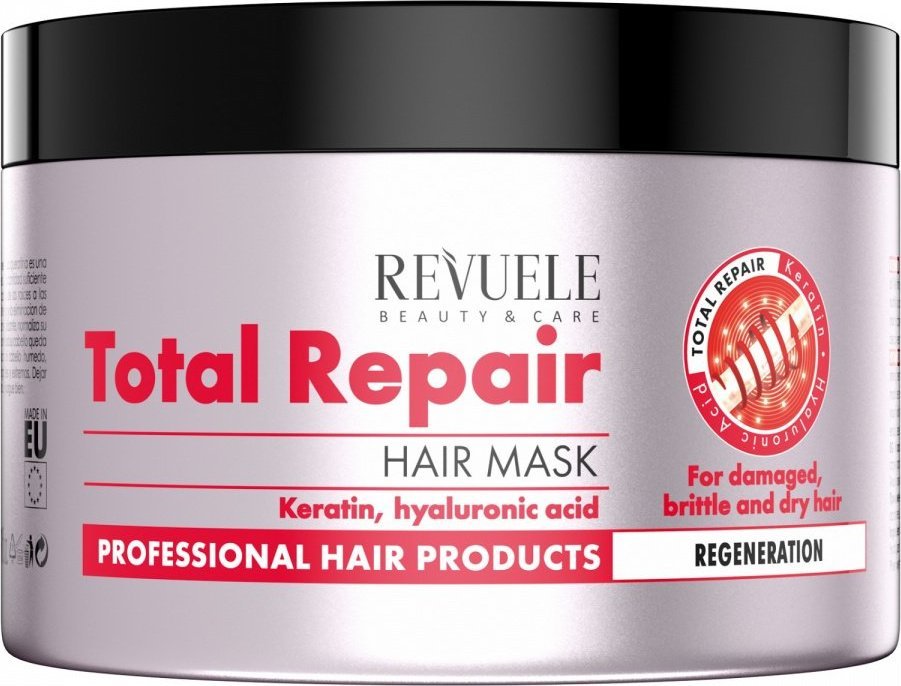 Revuele Naprawcza maska do włosów / Revuele Total Repair Professional Hair Mask (500 ml) 1