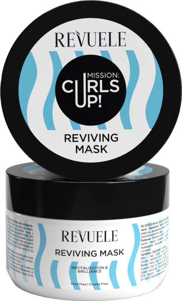 Revuele Rewitalizująca maska do włosów / Revuele Mission: Curls Up! Reviving Mask (300 ml) 1