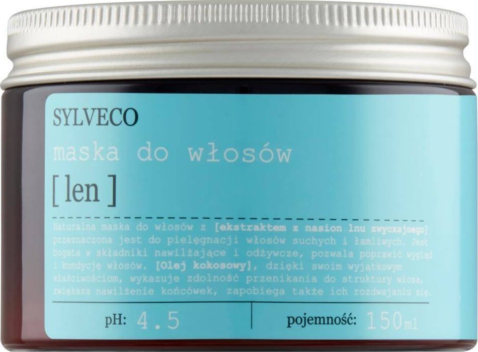 Sylveco Maska do włosów Len 150ml 1