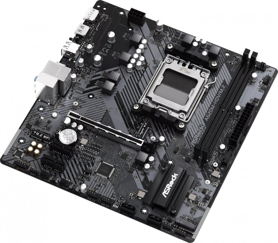 ASRock マザーボード A620M-HDV/M.2 Micro ATX ASRock A620M-HDV/M.2 - Płyta główna - Morele.net