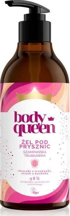 Body Queen Żel pod prysznic Szampańska Truskawka 400ml 1