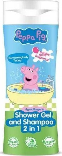 Peppa Pig Żel pod prysznic i szampon 2w1 Guma Balonowa 300ml 1