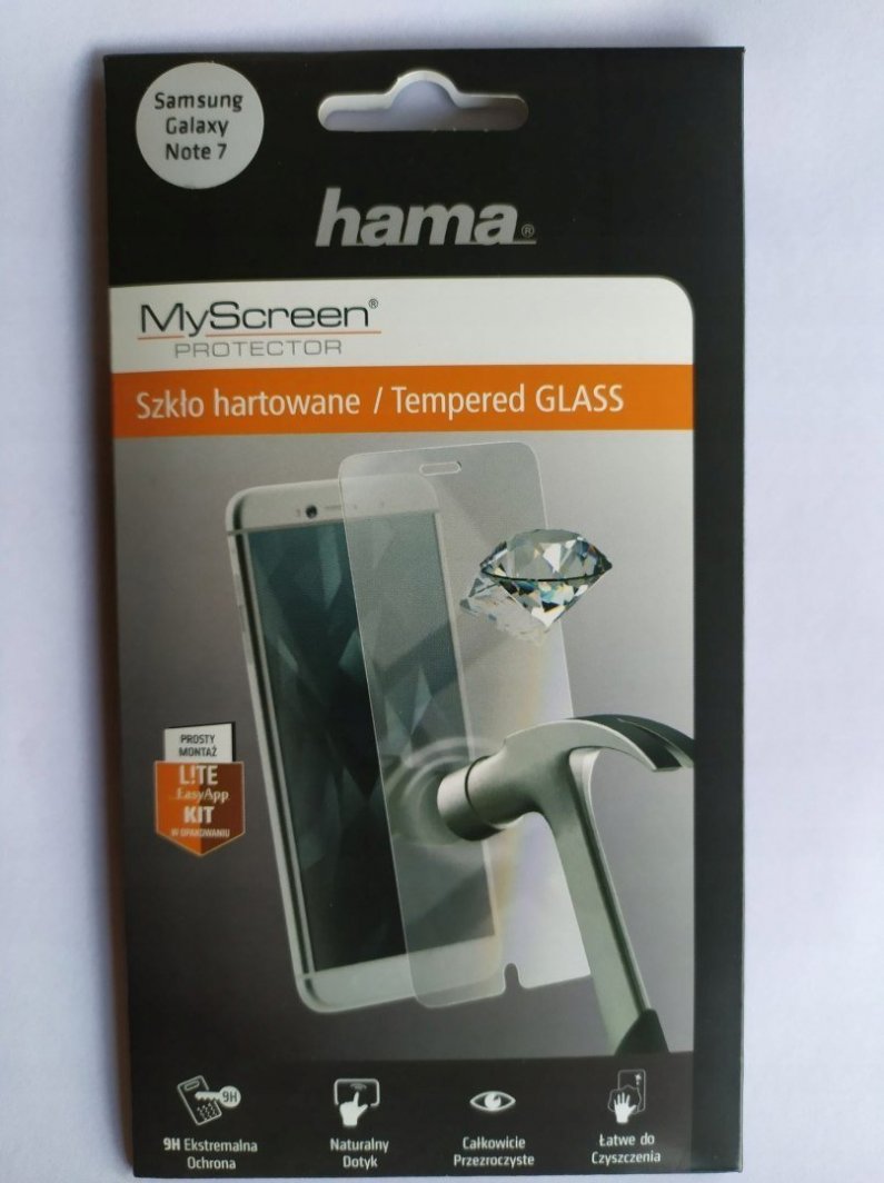 Hama HAMA SZKŁO Hartowane 9H Samsung GALAXY NOTE 7 1