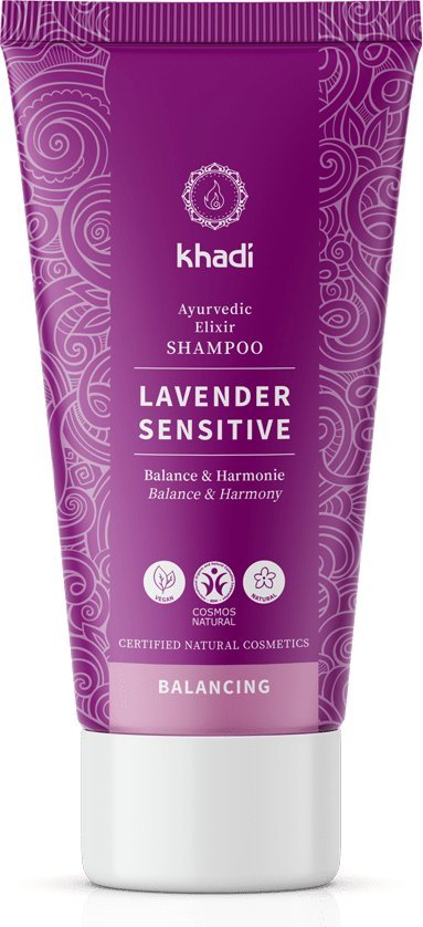 KHADI_Balancing Ayurvedic Elixir Shampoo ajuwedyjski przeciwłupieżowy szampon do włosów Lavender Sensitive 30ml 1