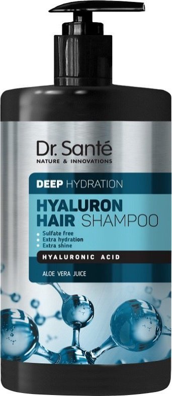 Dr. Sante Dr. Sante Hyaluron Hair Shampoo nawilżający szampon do włosów z kwasem hialuronowym 1000ml 1