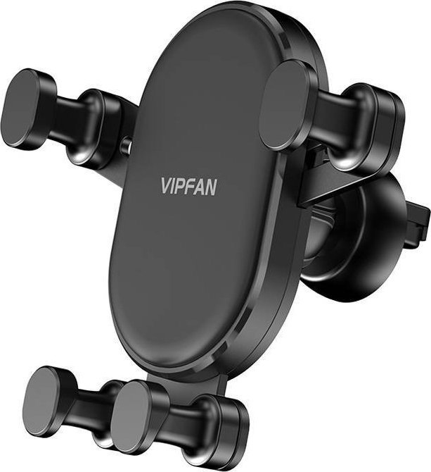 Vipfan Uchwyt grawitacyjny Vipfan H01 na kratkę lub deskę rozdzielczą, regulowany (czarny) 1