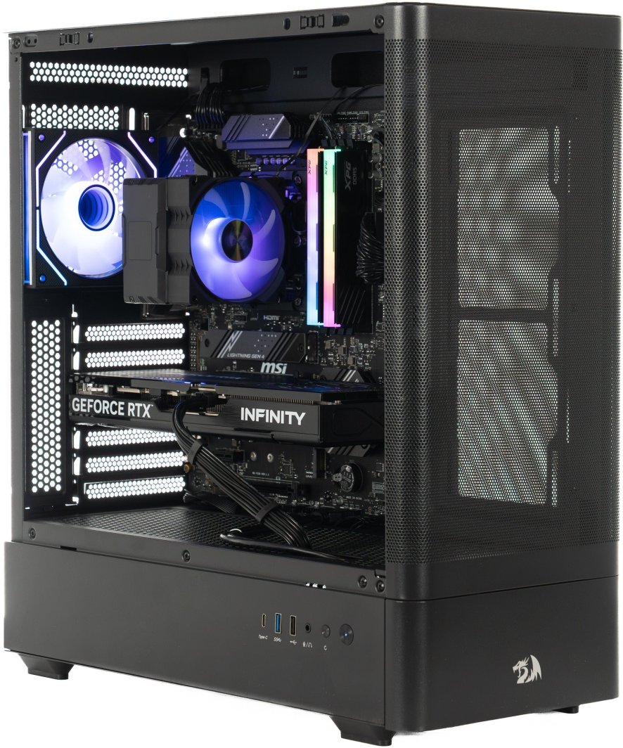 Komputer Game X G100, Ryzen 5 5600X, 32 GB, Radeon RX 7600, 1 TB M.2 PCIe 1