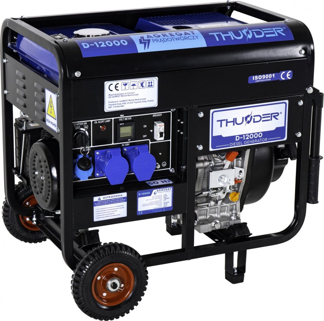 Agregat Thunder Agregat prądotwórczy THUNDER DIESEL 6,5KW - V2 1