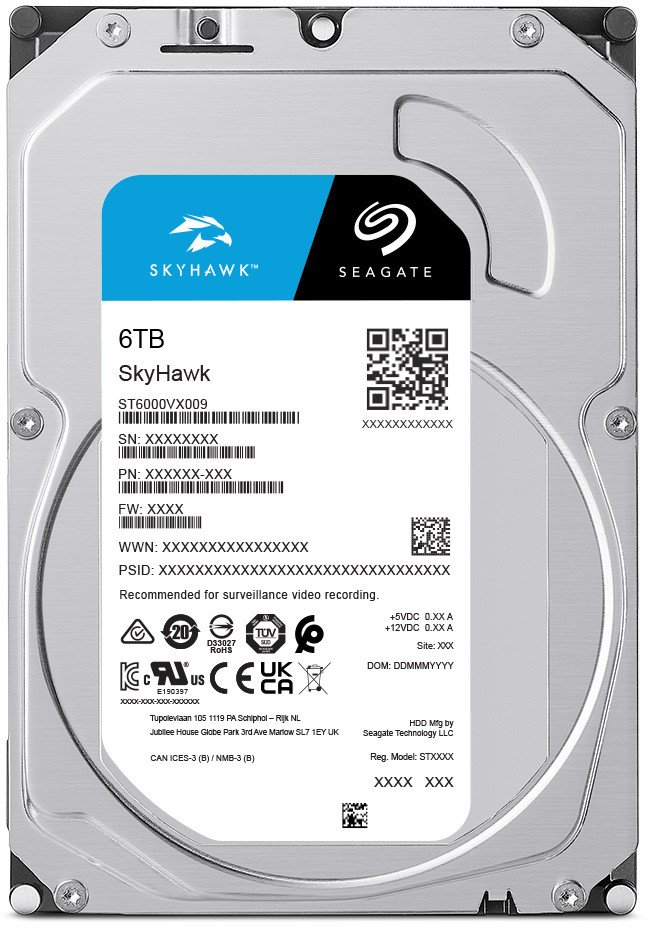 Seagate SkyHawk 6TB 内蔵型HDD Dysk HDD Seagate SkyHawk ST6000VX009 6TB - Sklep, Opinie