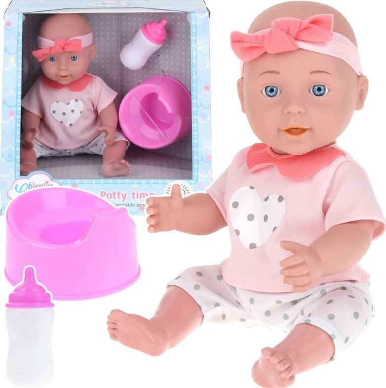 NoboKids Lalka Bobas Dzidziuś dla Dzieci Nocnik Butelka 1