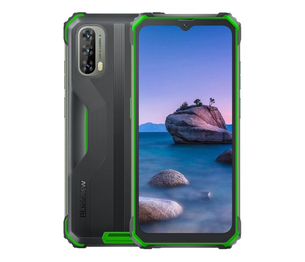 Smartfon Blackview BV7100 6/128GB Czarno-zielony  (BV7100-GN/BV) 1