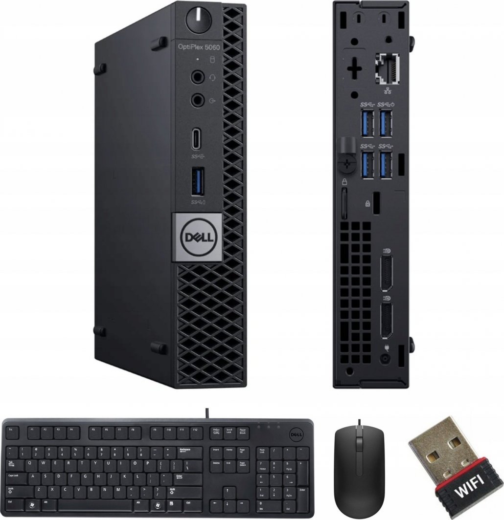 Komputer Dell Optiplex 5060 Tiny Intel Core i5 16GB DDR4 512GB SSD Windows 11 Pro 1