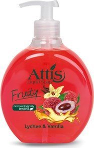 Attis ATTIS Fruity - Mydło W Płynie - Liczi & Wanilia -  500ML 1