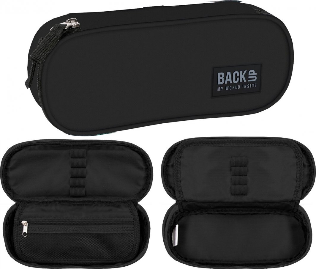 Piórnik Derform Piórnik owalny BACKUP 5 model A56 czarny Derform 1