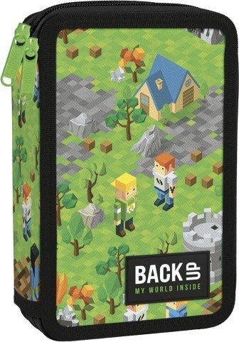 Piórnik Derform Piórnik dwukomorowy z wyposażeniem BACKUP 5 Game Level Derform 1