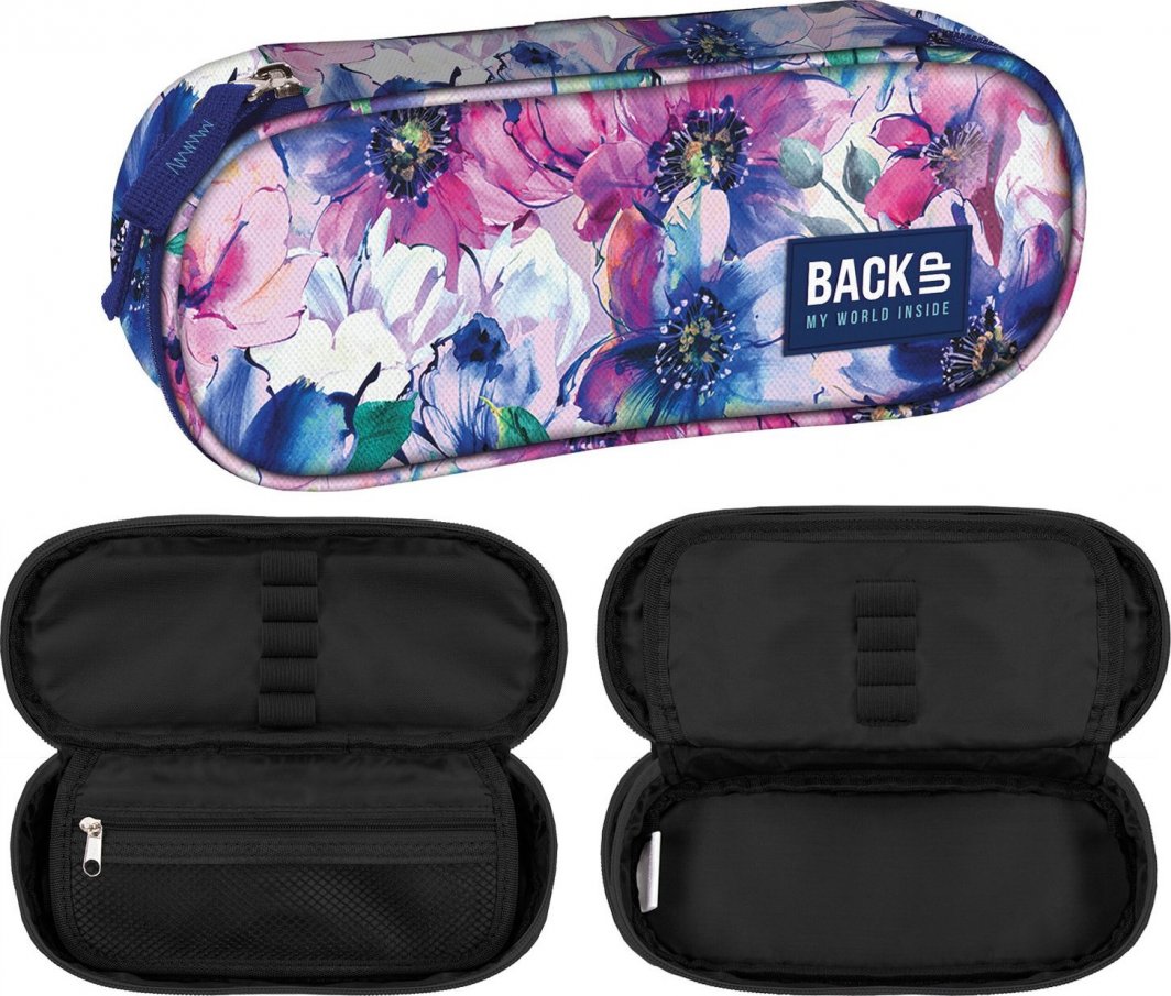 Piórnik Derform Piórnik owalny BACKUP 5 A 07 kwiaty Derform 1