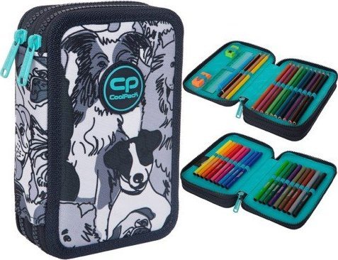 Piórnik Coolpack Piórnik z wyposażeniem Coolpack Jumper 2 Dogs Planet 1