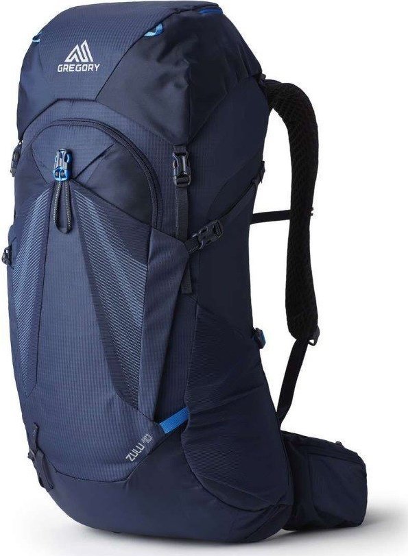 Gregory Float Zulu 40 Rucksack – Größe SM/MD, Empire Blue, Für Trekking & Übernachtungen, Mit FreeFloat Federung
