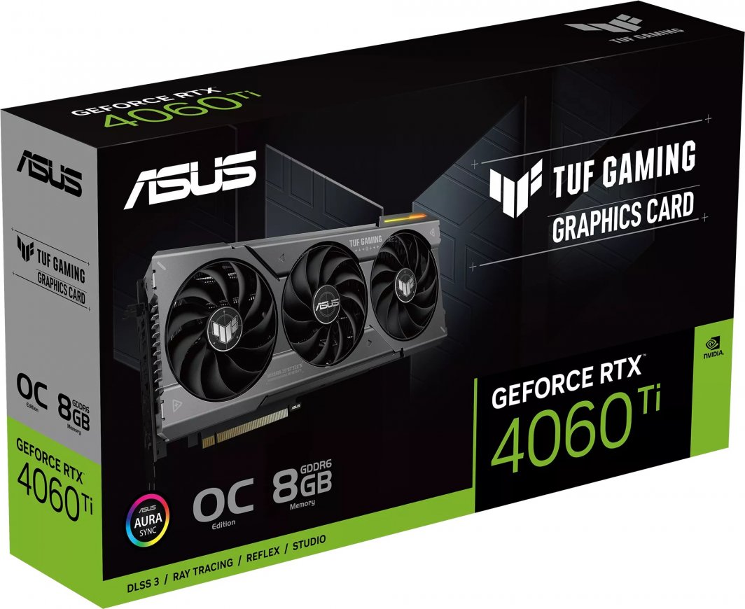 Asus TUF Gaming GeForce RTX 4060 Ti OC 8GB GDDR6 (TUF