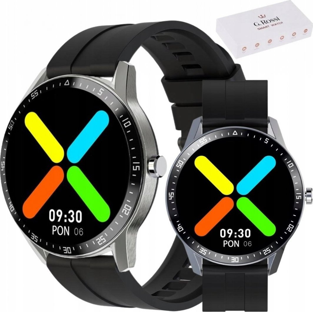 Smartwatch G.Rossi SMARTWATCH MĘSKI ZEGAREK SPORTOWY TĘTNO 1