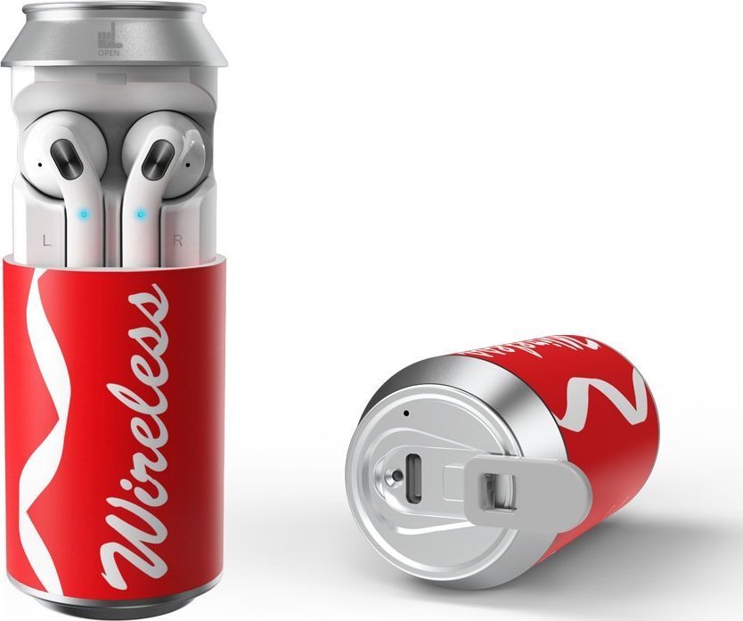 Słuchawki Manta Słuchawki bezprzewodowe bluetooth TWS H35T Powerbank 1