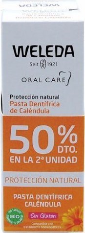 Weleda Pasta do Zębów Codzienna Ochrona Weleda Oral Care 2 x 75 ml Nagietek 1