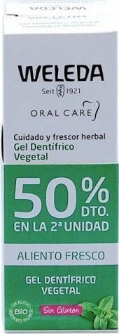 Weleda Pasta do Zębów Świeży oddech Weleda Oral Care 2 x 75 ml 1