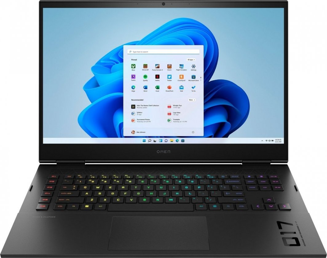 Laptop HP OMEN 17-ck1770ng i7-12700H / 16 GB / 1 TB / W11 / RTX 3070Ti / 144 Hz (679U5EAR#ABD) 1