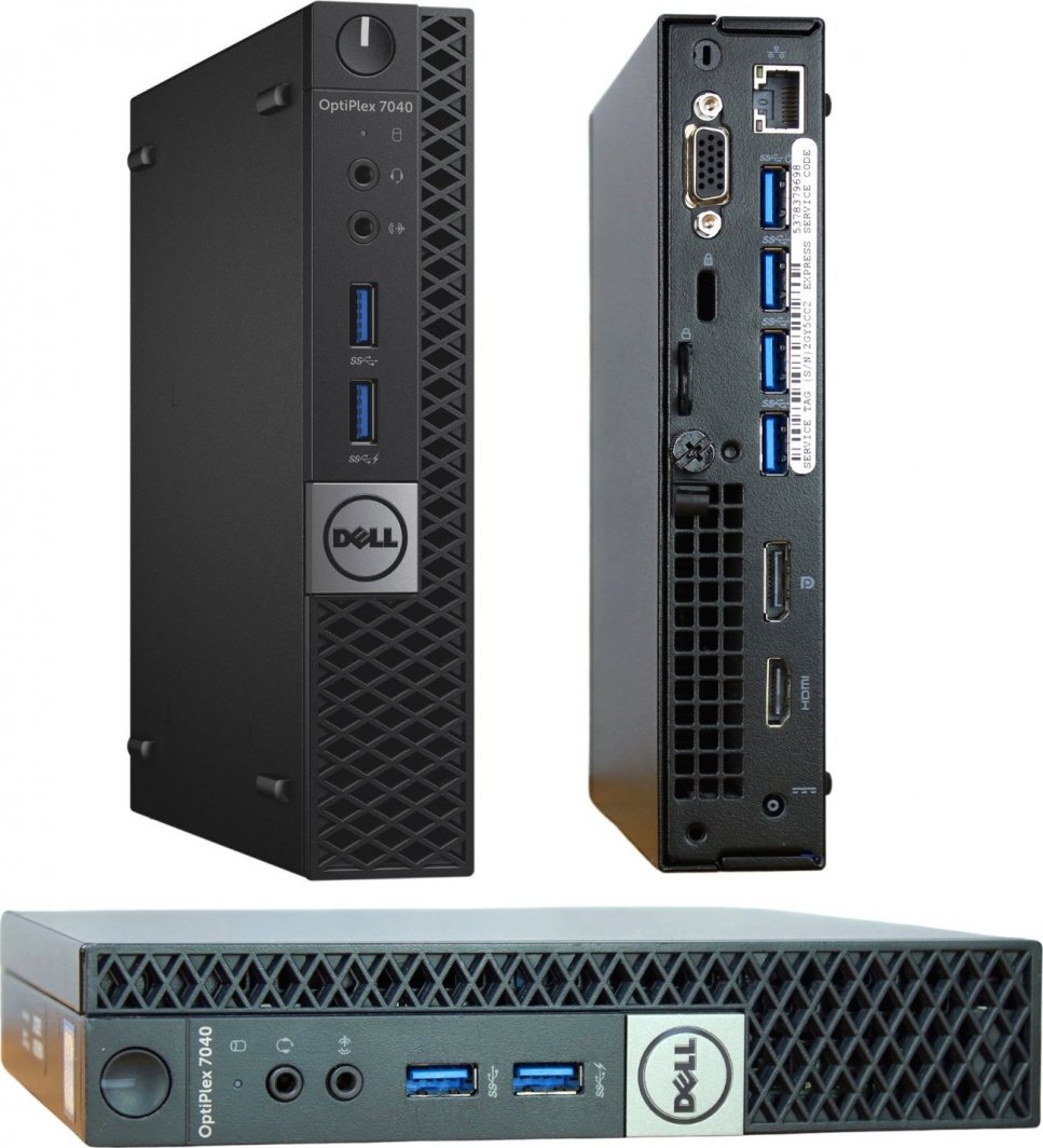 Komputer Dell Optiplex 7040 Tiny Intel Core i5 16GB DDR4 240GB SSD Windows 10 Pro 1