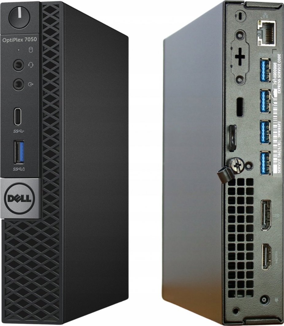 Komputer Dell Optiplex 7050 Tiny Intel Core i5 8GB DDR4 1000GB SSD Windows 10 Pro 1