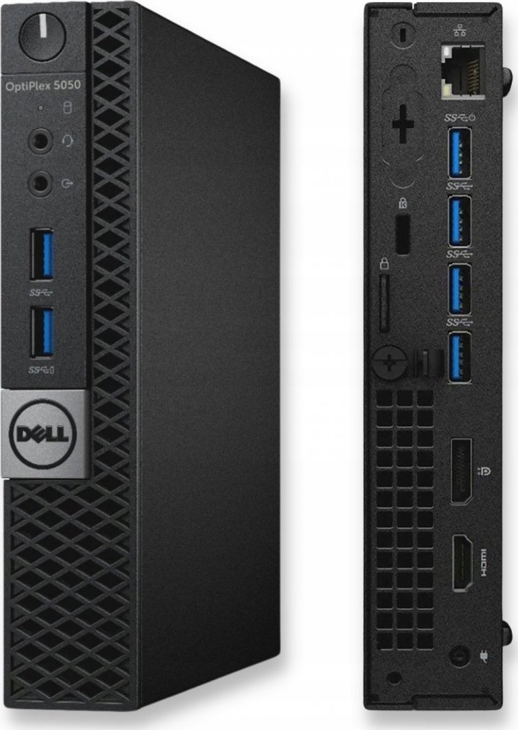 Komputer Dell Optiplex 5050 Tiny Intel Core i5 8GB DDR4 256GB SSD Windows 10 Pro 1