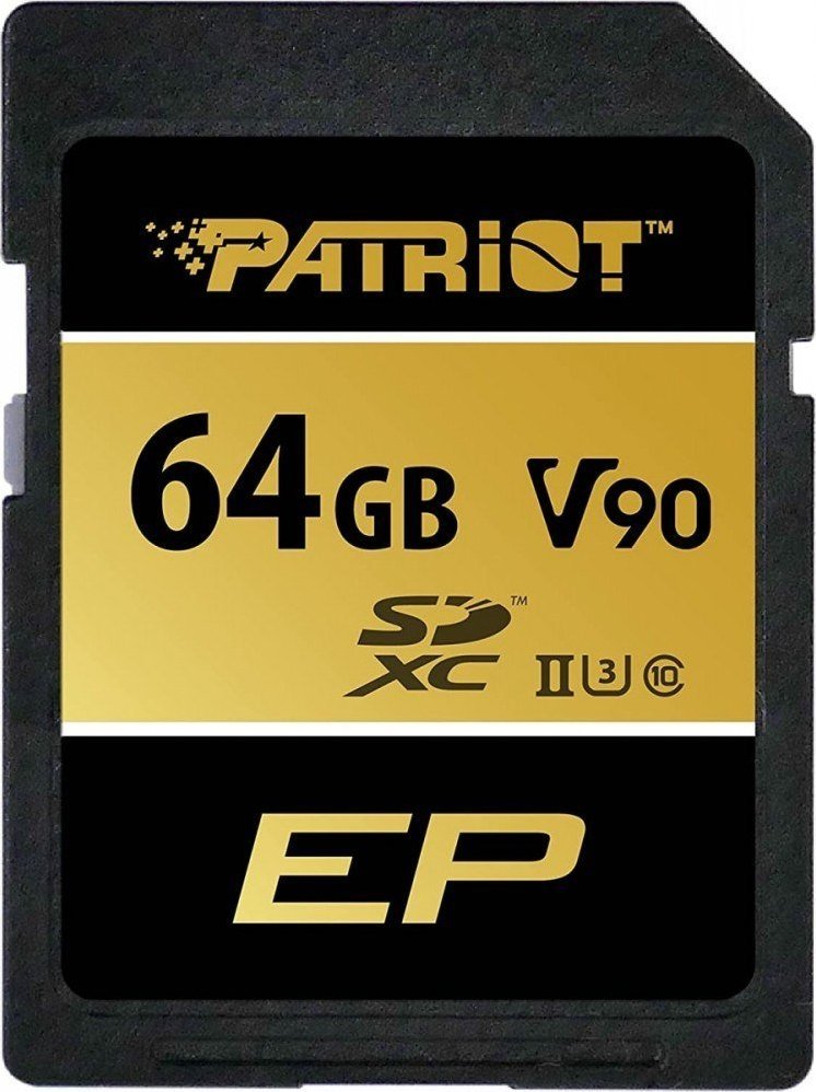 Karta Patriot EP SDXC 64 GB Class 10 UHS-II U3 V90 (PEF64GEP92SDX) 1