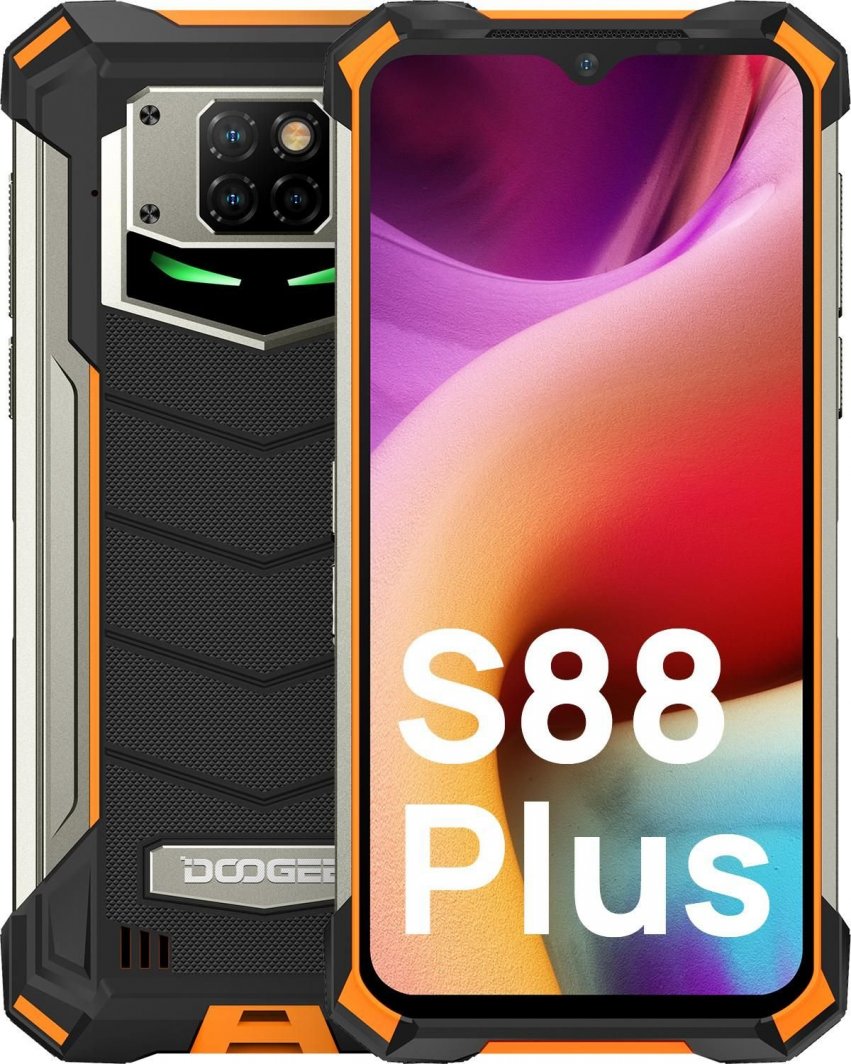 Smartfon DooGee DOOGEE S88 Plus 8/128GB Pomaranczowy 1