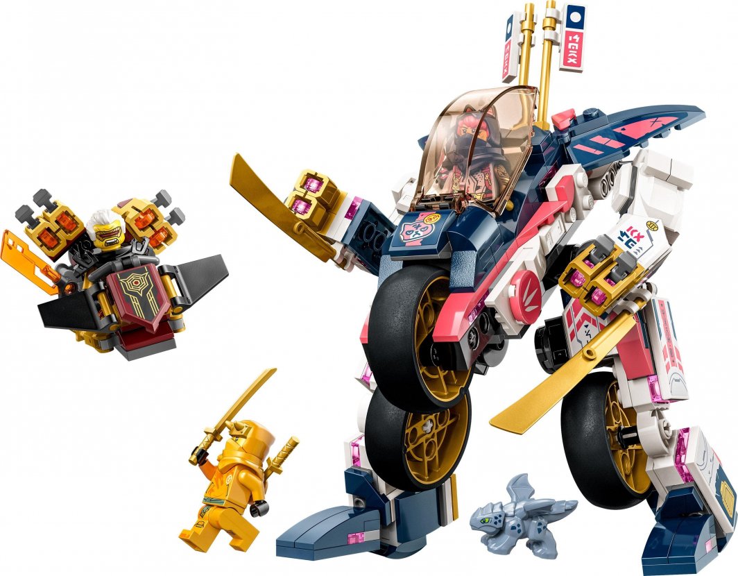 さやぼえ LEGO Ninjago Mech Sory zmieniający się w motocykl wyścigowy (71792