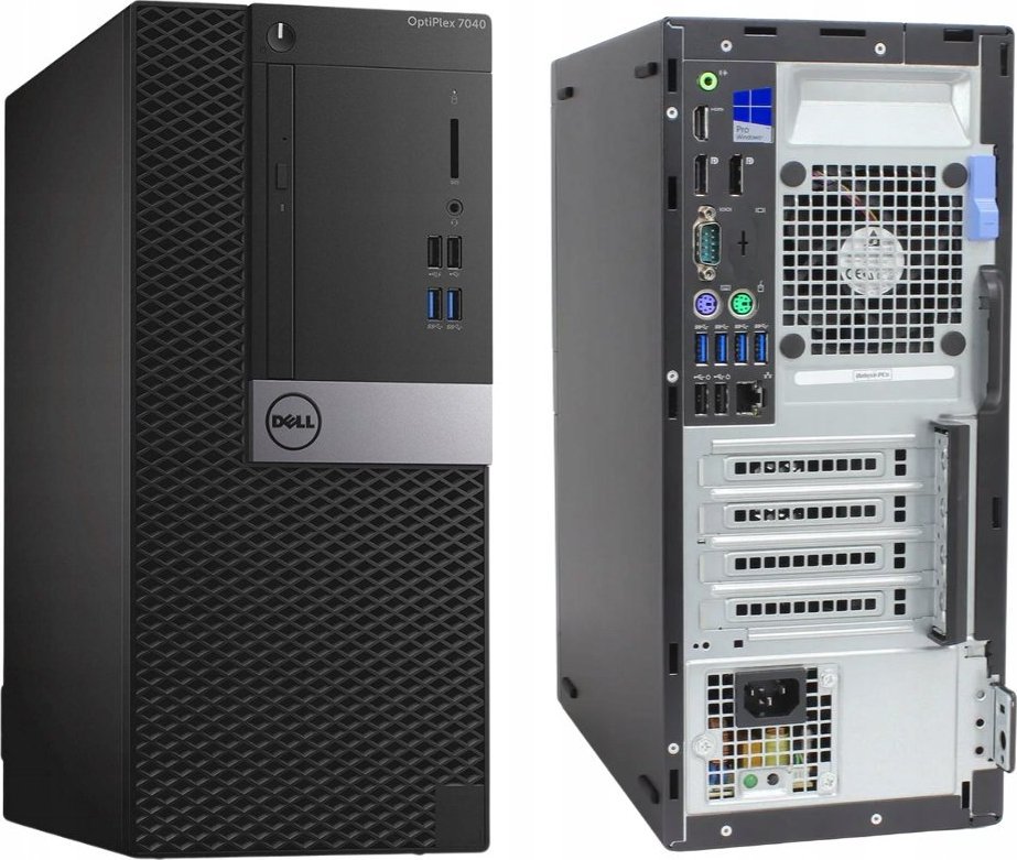 Komputer Dell Optiplex 7040 Intel Core i5 8GB DDR4 128GB SSD DVD Windows 10 Pro 1