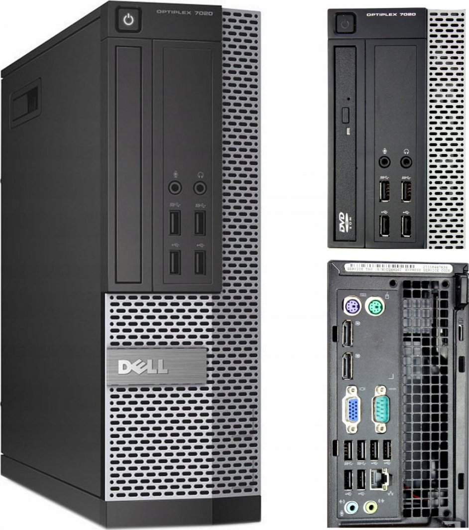 Komputer Dell Optiplex 7020 Sff Intel Core i5 8GB DDR3 1000GB SSD Windows 10 Pro 1