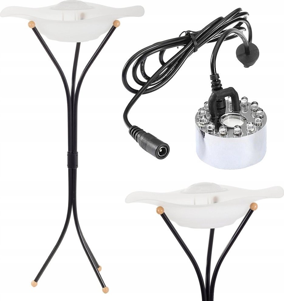 Oczyszczacz powietrza Verk LAMPA JONIZATOR NAWILŻACZ POWIETRZA FONTANNA MGŁA 1