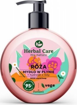 Farmona FARMONA Herbal Care Mydło w płynie -  RÓŻA 400ml 1