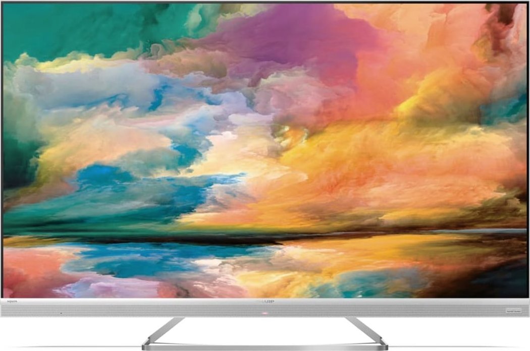 Telewizor Sharp Sharp Aquos 55EQ4EA Wyświetlacz z możliwością rolowania 139,7 cm (55") 4K Ultra HD Smart TV Wi-Fi Srebrny 1