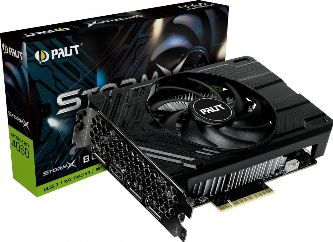 グラフィックボード・グラボ・ビデオカード NVIDIA GeForce RTX 4060 8GB STORMX PALIT Palit GeForce RTX 4060 StormX 8GB GDDR6 (NE64060019P1-1070F