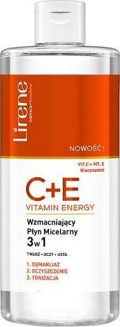 Lirene LIRENE_C+E Vitamin Energy wzmacniający płyn micelarny 3w1 400ml 1