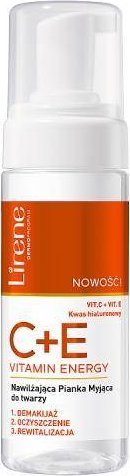 Lirene LIRENE_C+E Vitamin Energy nawilżająca pianka myjąca do twarzy 150ml 1