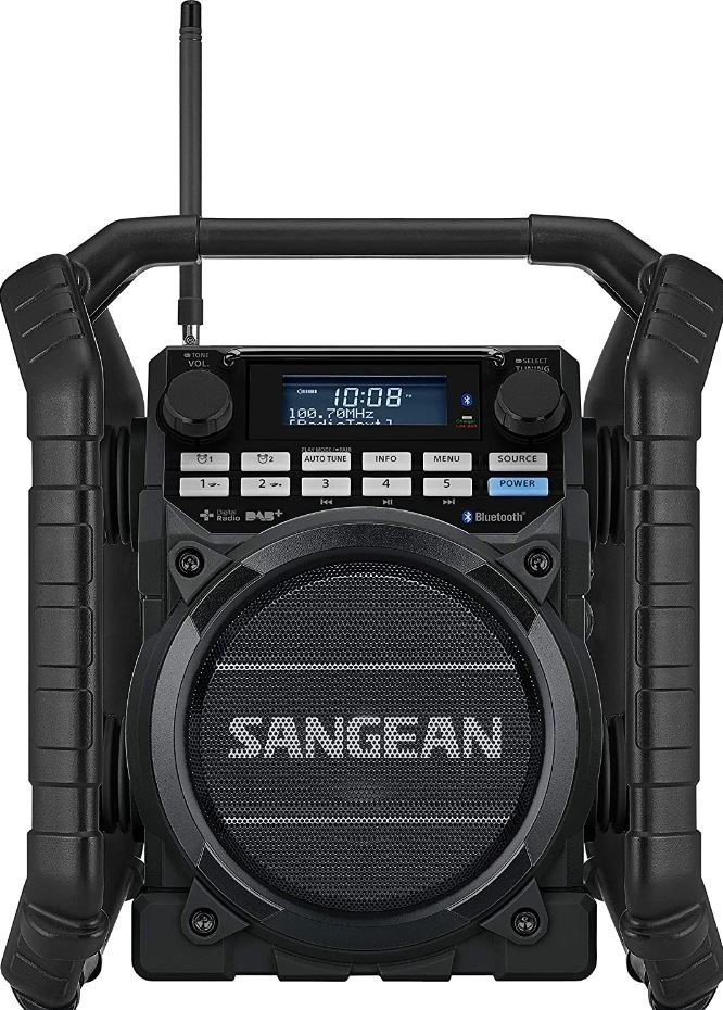 Radio budowlane Sangean Radio Budowlane Sangean U-4 DBT Black BT USB DAB+ 1