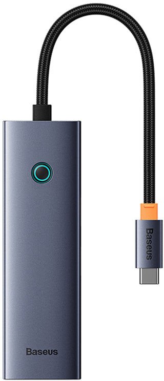 HUB USB Baseus Hub 4w1 Baseus UltraJoy USB-C do USB 3.0 (szary) 1