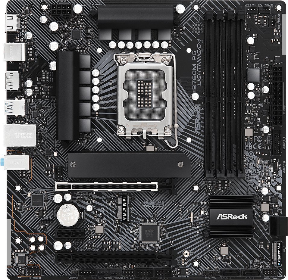 ASRock B760M PG LIGHTNING/D4 - Płyta główna - Morele.net